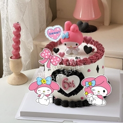 Combo 2 set giấy- mix mẫu Mèo Melody và Kitty.