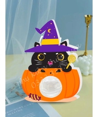 Set 5 hộp cầu-HALLOWEEN (mẫu bí ngô).