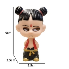Tượng nhựa mềm  - Na tra (mẫu cau mày).