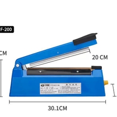 Máy dập hàn miệng túi điều chỉnh được nhiệt 260W (chiều dài thanh hàn 20cm x rộng 0.2cm) xả kho.