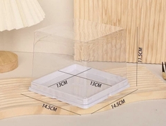 Set 50 hộp nhựa PET (H-195) (14.5X14.5X11.5cm).