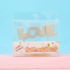 NEN- Nến LOVE bạc xả kho