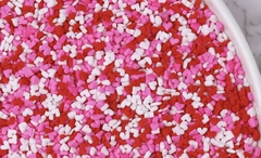 Cốm tim đường mix trắng hồng đỏ size nhỏ (100gam).
