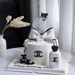 CAM-Que cắm mũ váy đen (chanel).