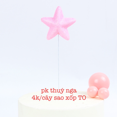 CAM-Cây sao xốp - hồng