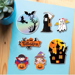Combo 2 set giấy chủ đề  Halloween - Q10466.