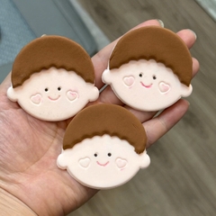 Set 5 mặt em bé (đất nặn) kt 5.5x6cm -BÉ TRAI.