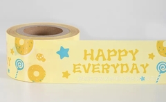 Thành bánh 8cm-Màu vàng chanh (chữ happy everyday).