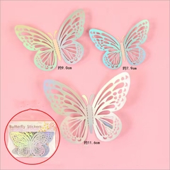 Set 12 bướm giấy -màu lấp lánh.