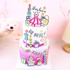MUA 1 TẶNG 1 - Combo 2 Set trang phục và tiệc sinh nhật (chữ HPBD in liền) XẢ KHO.