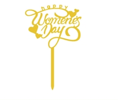 Set 10 mica Women's day mẫu 2-VÀNG.