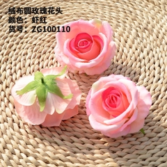 Hoa hồng đẹp (cánh cứng cáp)  kt 10cm-HỒNG NHẠT.