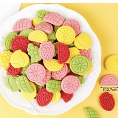 Bánh quy gói 180gam- hình trái cây (hoa quả) mix mẫu.
