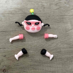 Set SILICON - mặt, chân, tay kute - con GÁI.