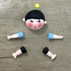 Set SILICON - mặt, chân, tay kute - con TRAI.