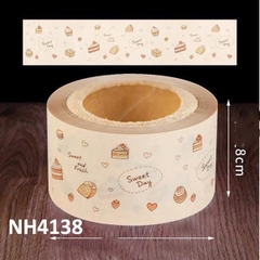 Thành bánh mica 8cm-Hình bánh ngọt.