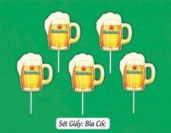 10 set giấy hình cốc bia HD (5 thẻ/set).