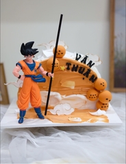 Tượng songoku nhựa đặc.