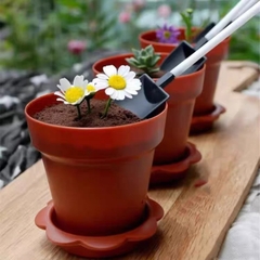 Lốc 20 cốc hình chậu hoa nhựa kt 7.5cmx8cm.