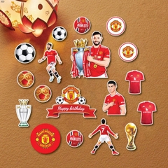 5 set giấy bóng đá - Manchester united (màu đỏ).