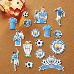 5 set giấy bóng đá - Manchester city (xanh nhạt).