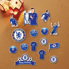 5 set giấy bóng đá - Chelsea (màu xanh đậm).