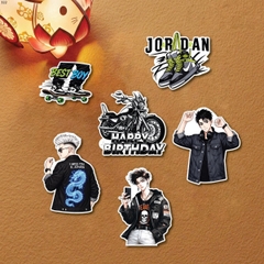5 set giấy chủ đề thanh niên (chữ Jordan).