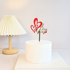 Mica 2 lớp I love you đỏ-vàng (2 trái tim nằm DỌC)-chiếc.
