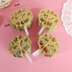 Set 100 cây HPBD nhựa-tròn sóng vàng.