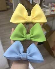 Nơ đất nặn Chiều dài 12,5cm cao 7cm-XANH DƯƠNG.