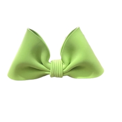 Nơ đất nặn Chiều dài 12,5cm cao 7cm-XANH LÁ.