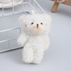 Gấu bông size 12cm (không gồm khăn và mũ)-MÀU TRắng.