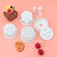 Set khuôn nhấn chữ HPBD (4 hình khối).
