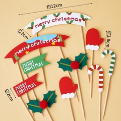 Combo 10 set giấy Noel - găng tay đỏ và bảng chữ (5 túi).