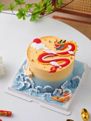 Set nhựa dẻo 3 chi tiết (rồng-núi-mây).