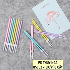 NEN- Nến dài cầu vồng vỉ 8 cây
