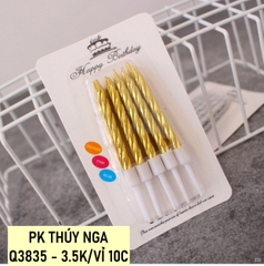 Nến nhũ vàng - 10 cây