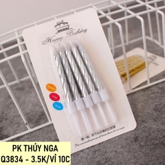 Nến nhũ bạc - 10 cây