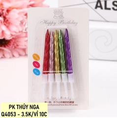 Nến nhũ nhiều màu - 10 cây