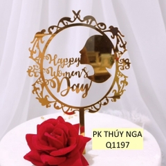 Set 10 mica women day hình cô gái-vàng.