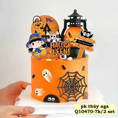 Combo 2 set giấy chủ đề  Halloween - Q10470.