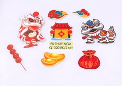 Combo 2 set giấy TẾT-MÚA LÂN.