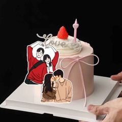 Nến hình quả dâu-ĐỎ.