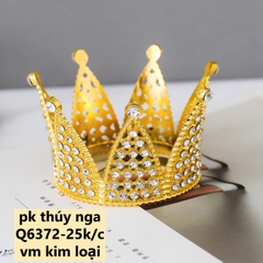 VM-Vương miện nhọn vàng to (đường kính 7,6 cm) (sắt)