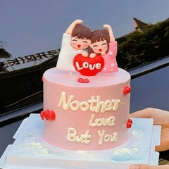 Đôi tình yêu chữ LOVE đỏ (nhựa dẻo).4794