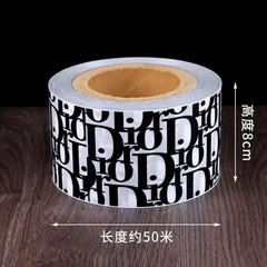 Mica quấn thành bánh cứng DIOR- ĐEN (8cm, 1kg, lõi nhựa).