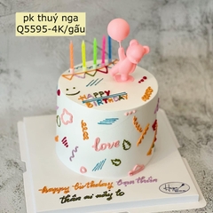 TUONG-Gấu hồng cầm bóng.