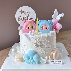 Set 10 bướm giấy 2 lớp -TRẮNG.
