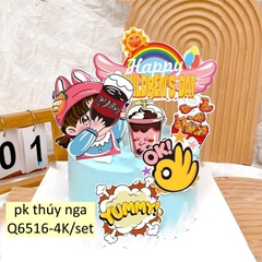 Set giấy 1-6 BÉ GÁI YUMMY.