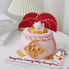 Mèo may mắn (NHỰA CỨNG-VẪY TAY).